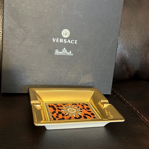 Versace Home jungle animalier Ashtray 5.1” - Picture 7 of 8